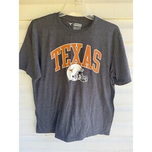 Texas Longhorns NCAA Authentic Apparel Gray Short Sleeve Shirt Large Football